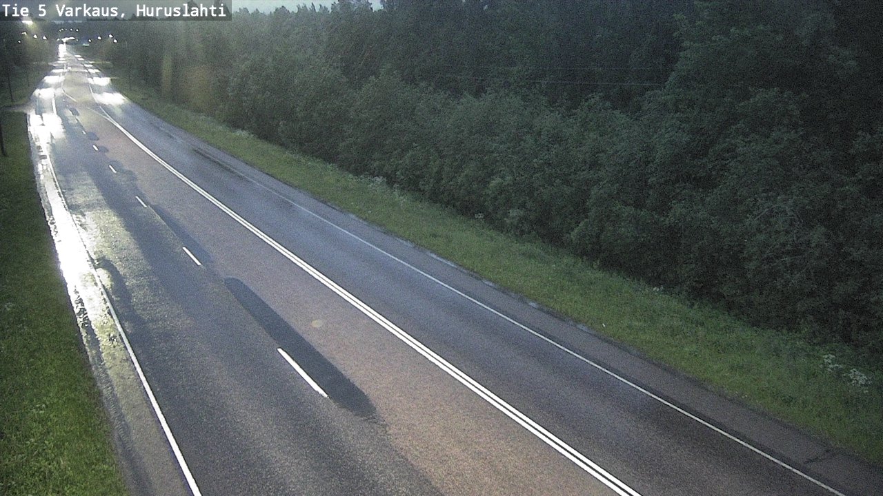 Weather Camera Image Road 5 Varkaus, Huruslahti, Varkaus, Pohjois-Savo
