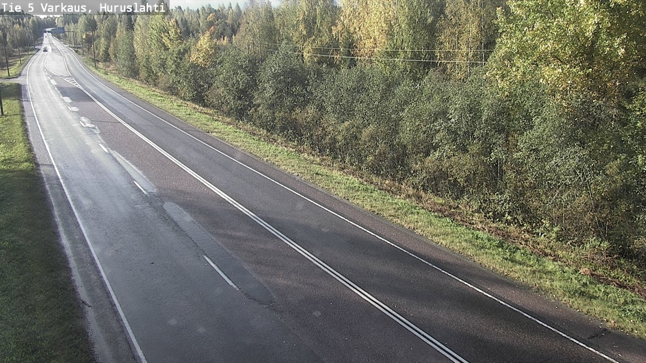 Weather Camera Image Road 5 Varkaus, Huruslahti, Varkaus, Pohjois-Savo
