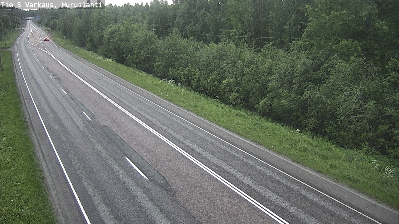 Weather Camera Image Road 5 Varkaus, Huruslahti, Varkaus, Pohjois-Savo