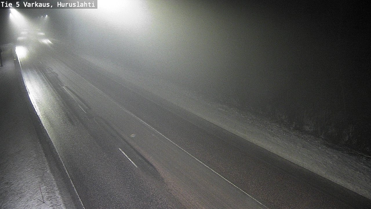 Weather Camera Image Road 5 Varkaus, Huruslahti, Varkaus, Pohjois-Savo