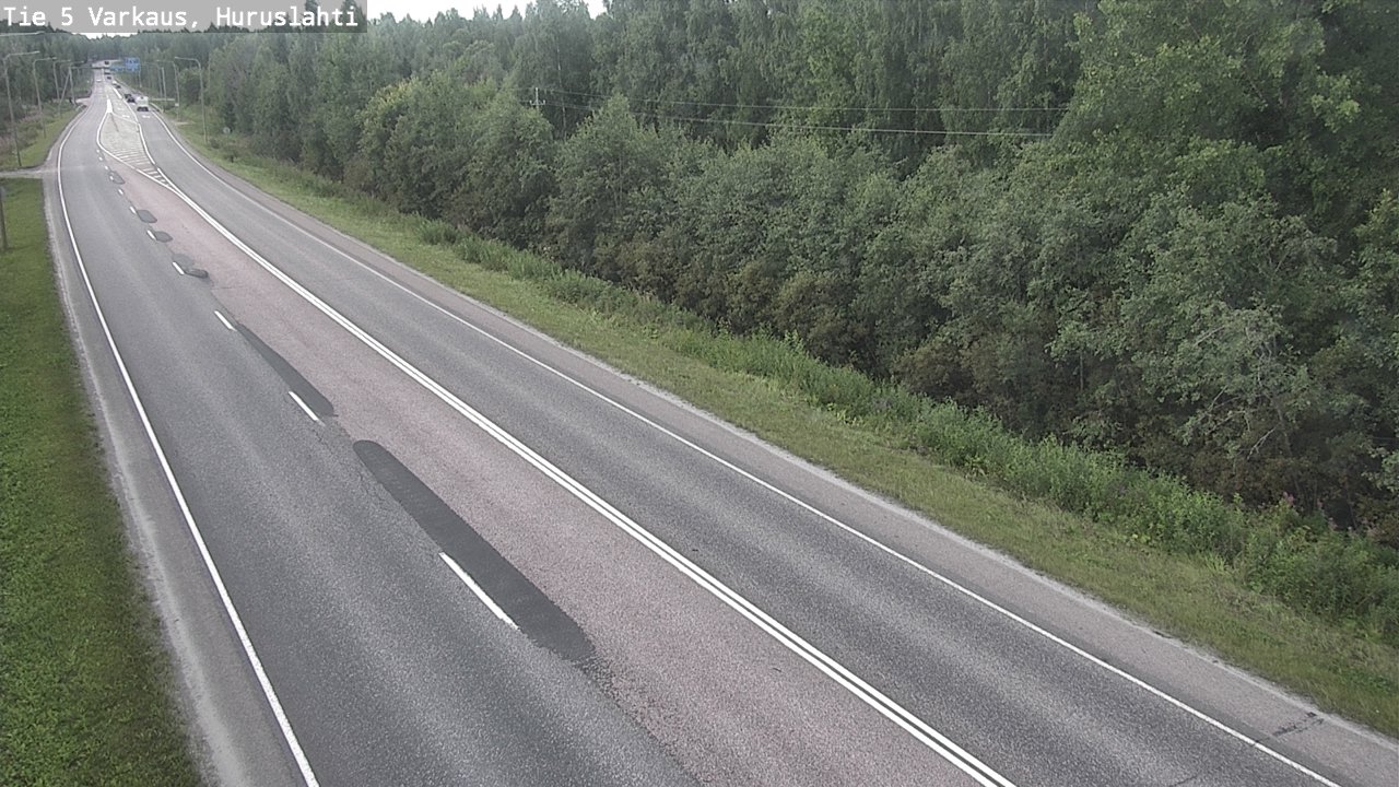 Weather Camera Image Road 5 Varkaus, Huruslahti, Varkaus, Pohjois-Savo
