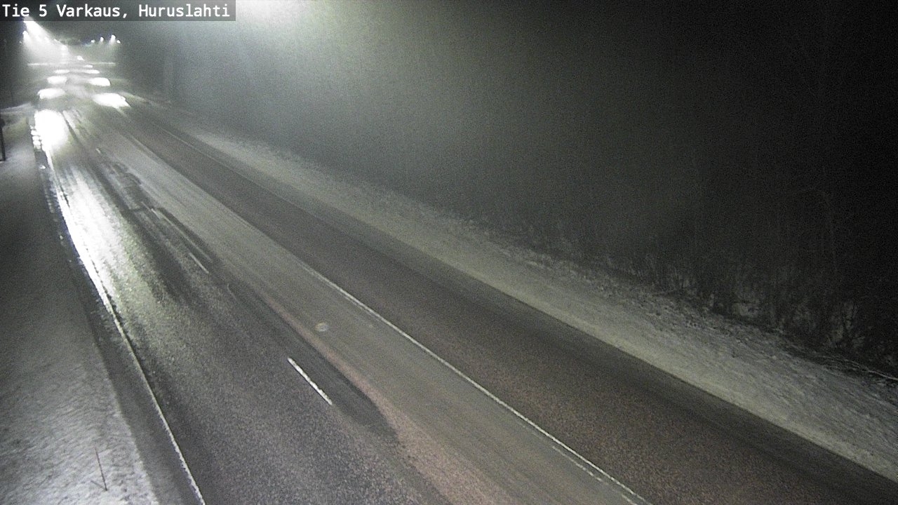 Weather Camera Image Road 5 Varkaus, Huruslahti, Varkaus, Pohjois-Savo