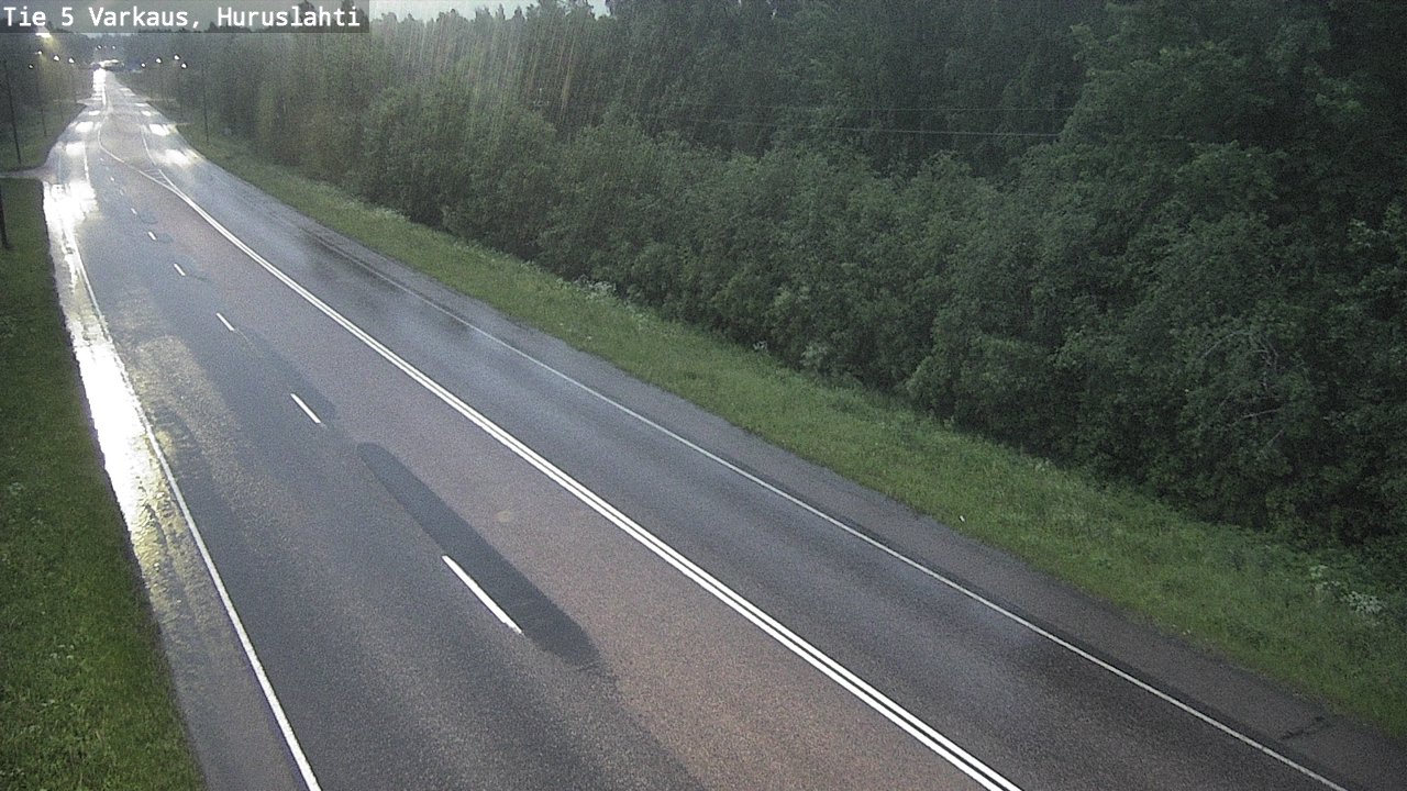 Weather Camera Image Road 5 Varkaus, Huruslahti, Varkaus, Pohjois-Savo