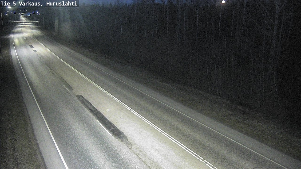 Weather Camera Image Road 5 Varkaus, Huruslahti, Varkaus, Pohjois-Savo