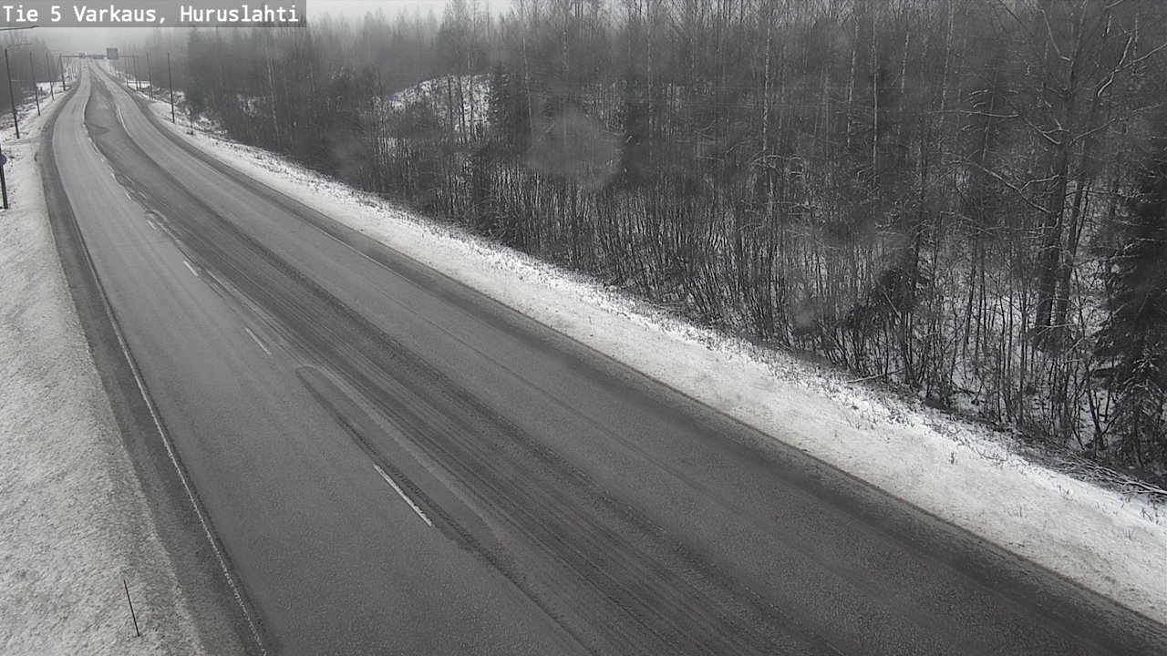 Weather Camera Image Road 5 Varkaus, Huruslahti, Varkaus, Pohjois-Savo