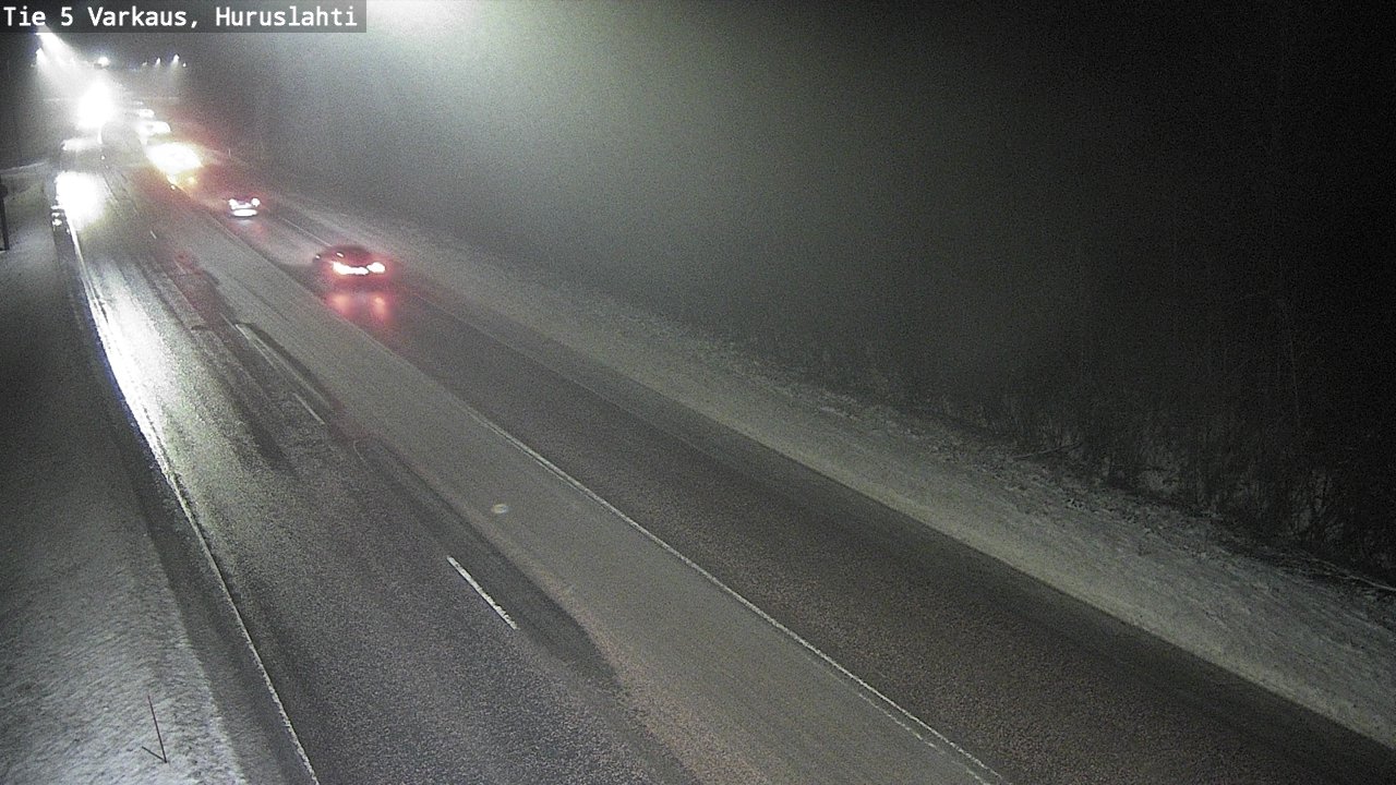 Weather Camera Image Road 5 Varkaus, Huruslahti, Varkaus, Pohjois-Savo