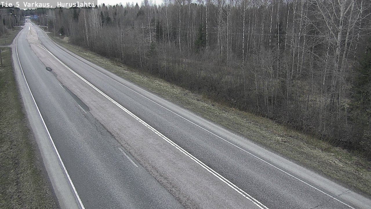 Weather Camera Image Road 5 Varkaus, Huruslahti, Varkaus, Pohjois-Savo