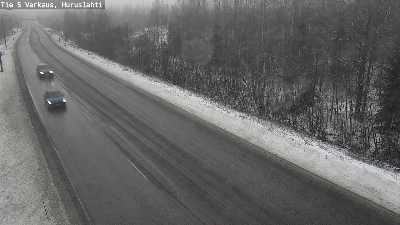 Weather Camera Image Road 5 Varkaus, Huruslahti, Varkaus, Pohjois-Savo