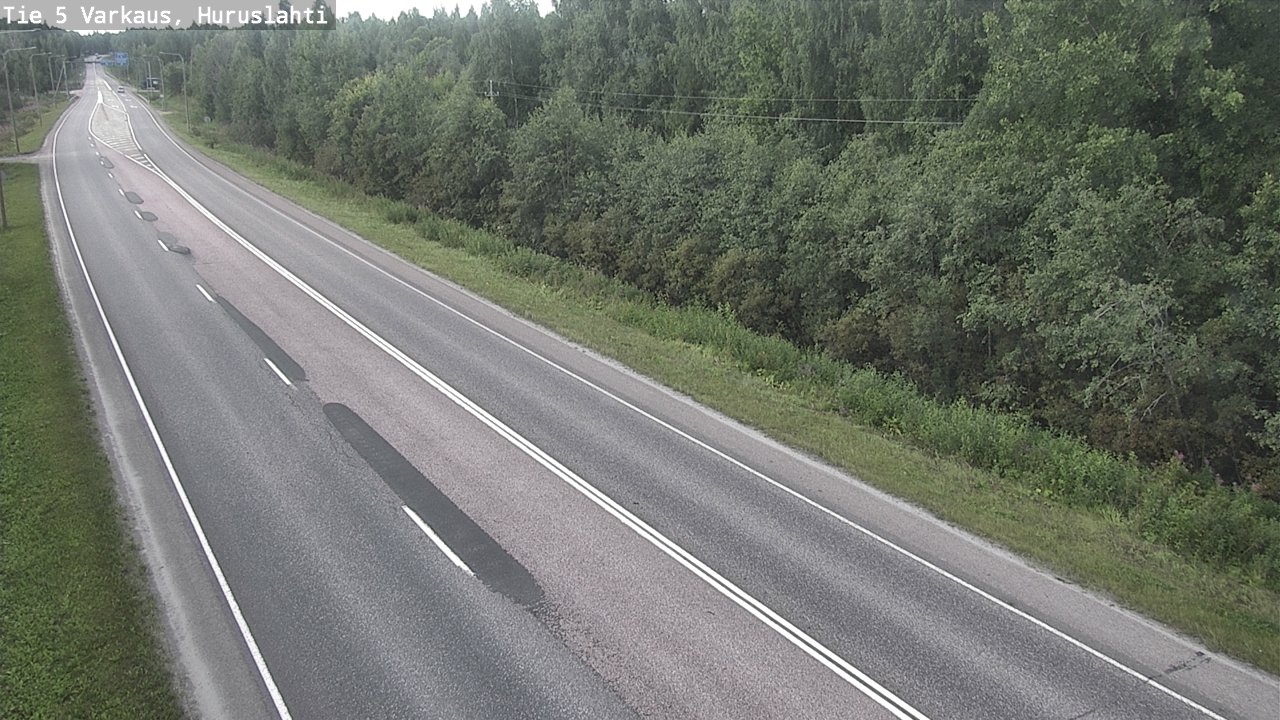 Weather Camera Image Road 5 Varkaus, Huruslahti, Varkaus, Pohjois-Savo