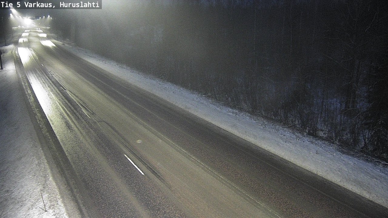 Weather Camera Image Road 5 Varkaus, Huruslahti, Varkaus, Pohjois-Savo