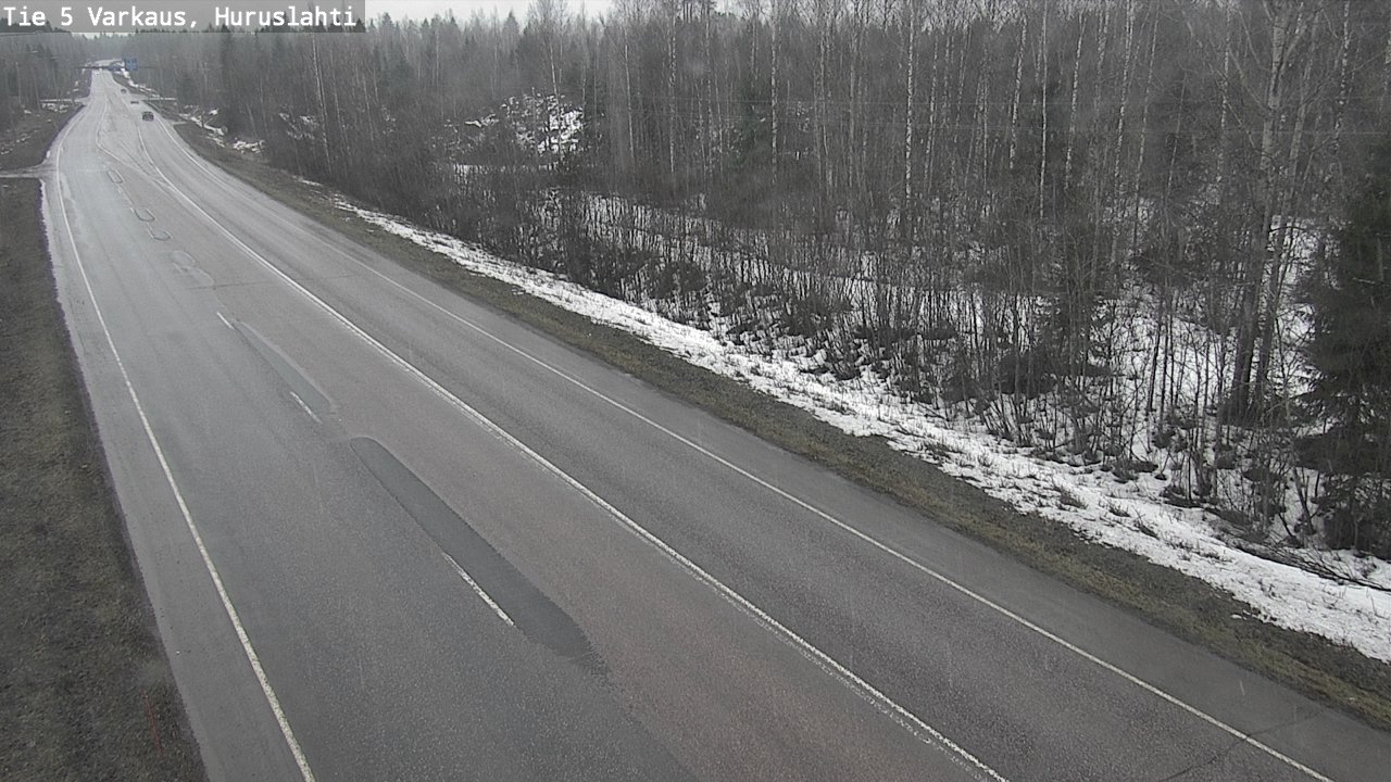 Weather Camera Image Road 5 Varkaus, Huruslahti, Varkaus, Pohjois-Savo
