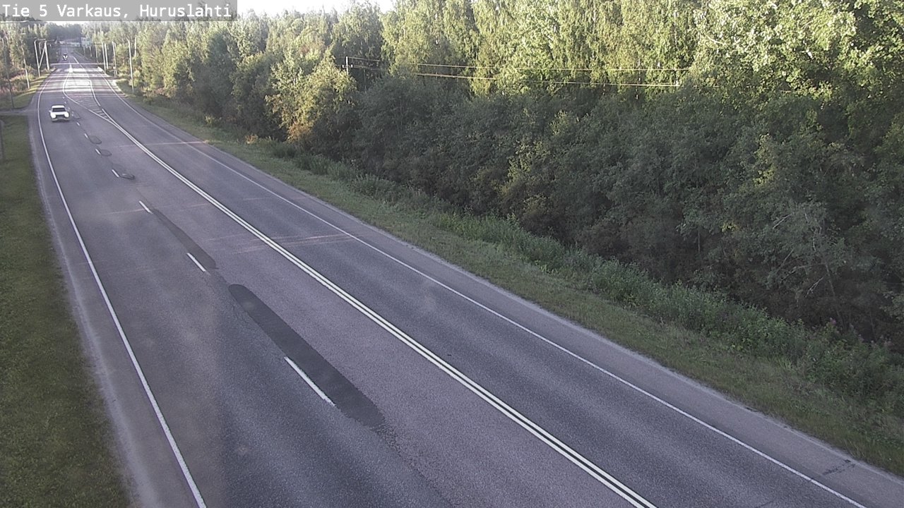 Weather Camera Image Road 5 Varkaus, Huruslahti, Varkaus, Pohjois-Savo