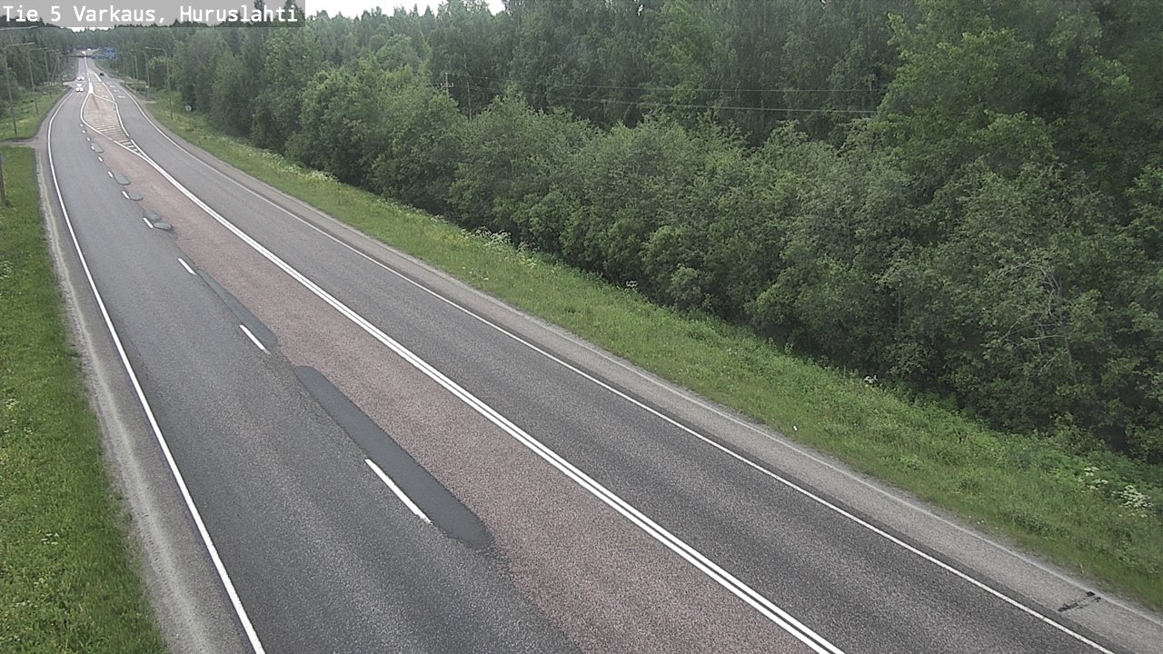 Weather Camera Image Road 5 Varkaus, Huruslahti, Varkaus, Pohjois-Savo