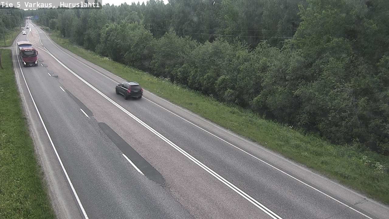 Weather Camera Image Road 5 Varkaus, Huruslahti, Varkaus, Pohjois-Savo