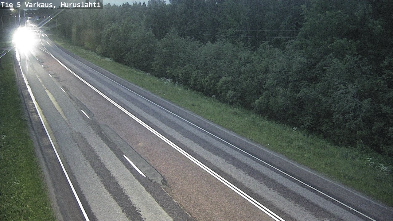 Weather Camera Image Road 5 Varkaus, Huruslahti, Varkaus, Pohjois-Savo