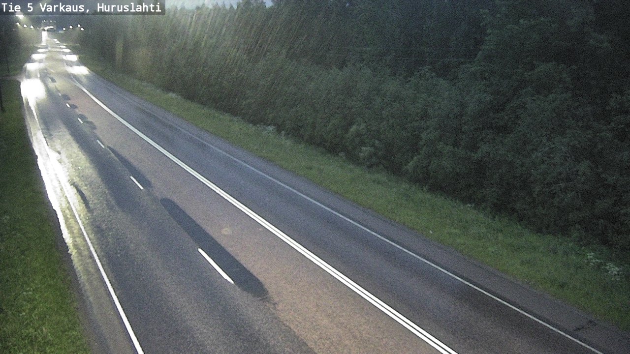 Weather Camera Image Road 5 Varkaus, Huruslahti, Varkaus, Pohjois-Savo