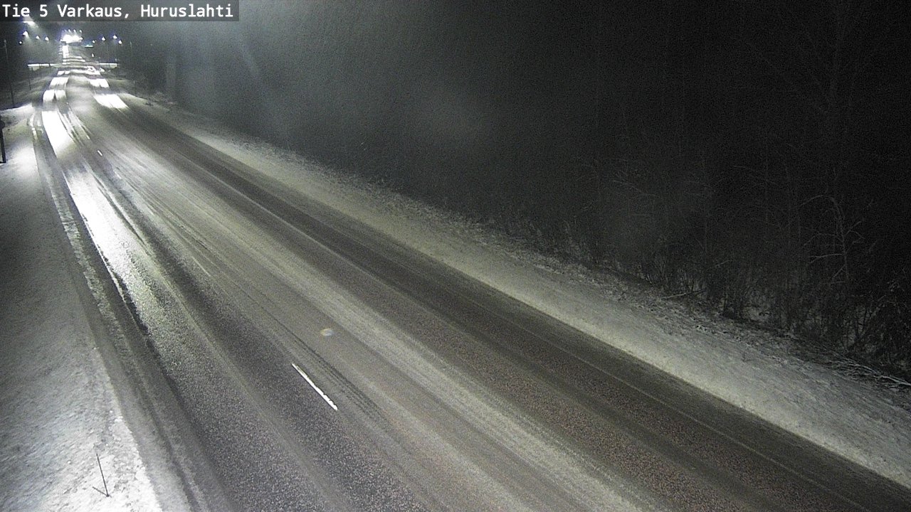 Weather Camera Image Road 5 Varkaus, Huruslahti, Varkaus, Pohjois-Savo
