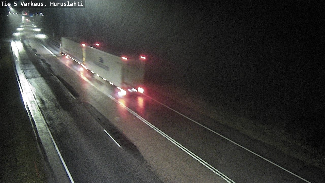Weather Camera Image Road 5 Varkaus, Huruslahti, Varkaus, Pohjois-Savo
