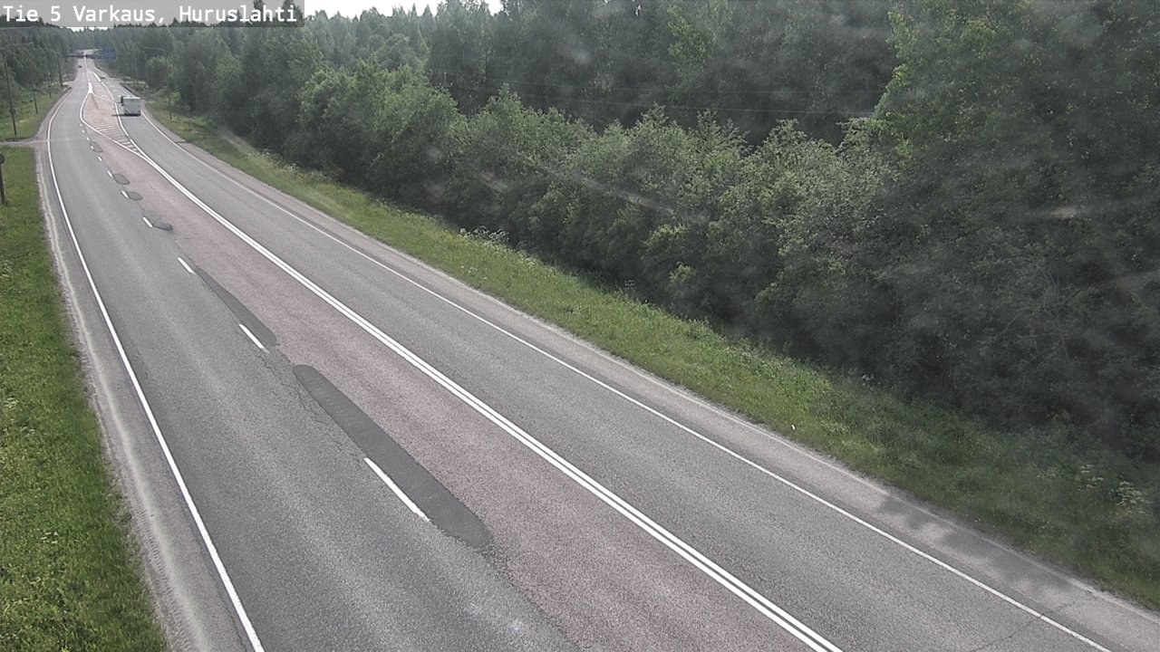 Weather Camera Image Road 5 Varkaus, Huruslahti, Varkaus, Pohjois-Savo