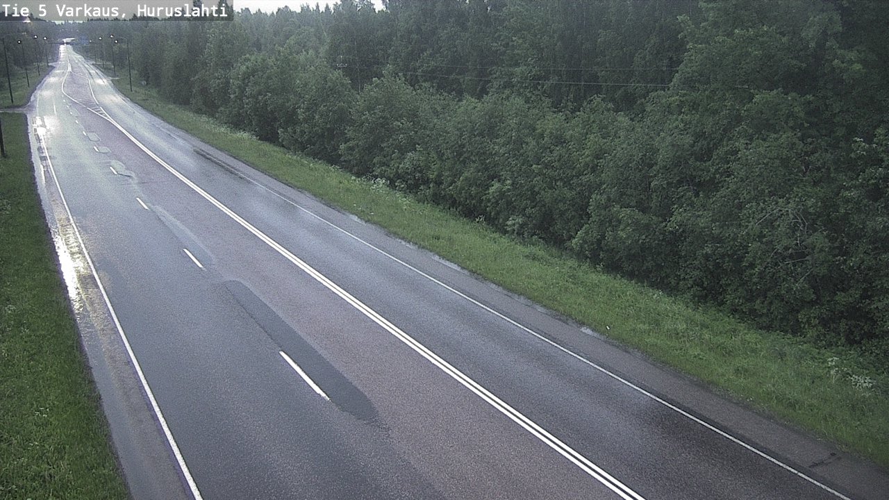 Weather Camera Image Road 5 Varkaus, Huruslahti, Varkaus, Pohjois-Savo