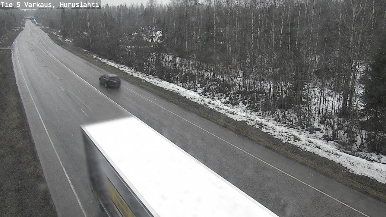 Weather Camera Image Road 5 Varkaus, Huruslahti, Varkaus, Pohjois-Savo