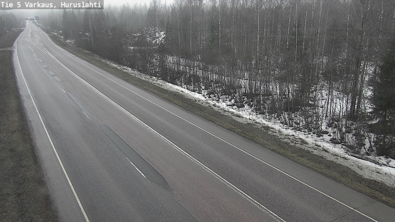 Weather Camera Image Road 5 Varkaus, Huruslahti, Varkaus, Pohjois-Savo