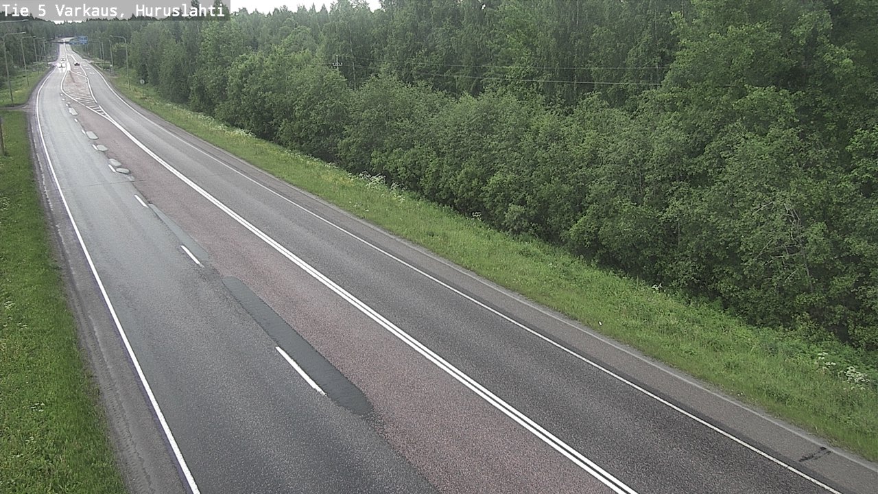Weather Camera Image Road 5 Varkaus, Huruslahti, Varkaus, Pohjois-Savo