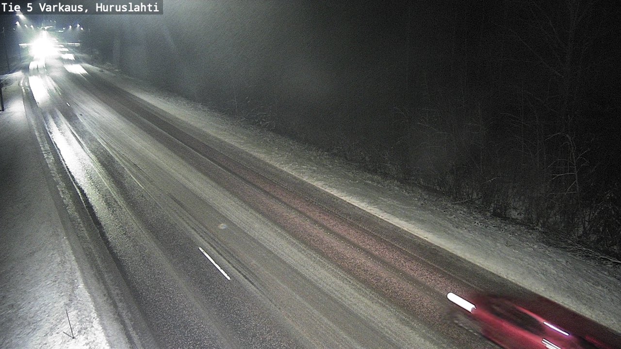 Weather Camera Image Road 5 Varkaus, Huruslahti, Varkaus, Pohjois-Savo