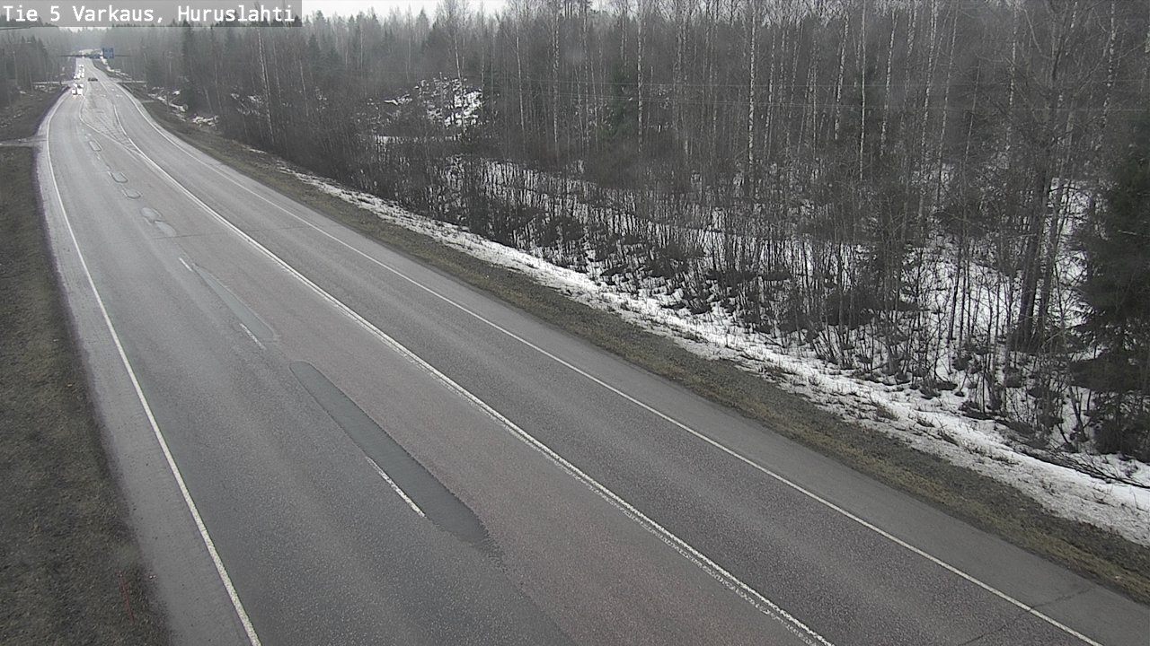 Weather Camera Image Road 5 Varkaus, Huruslahti, Varkaus, Pohjois-Savo