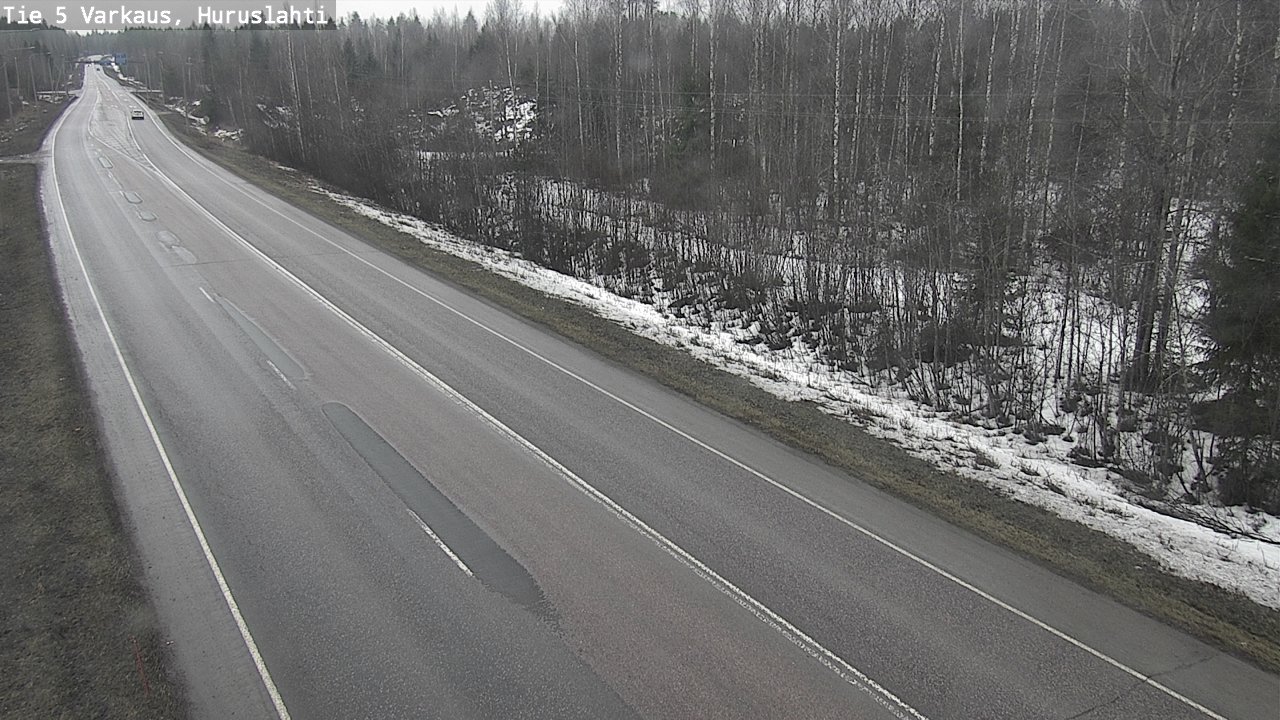 Weather Camera Image Road 5 Varkaus, Huruslahti, Varkaus, Pohjois-Savo