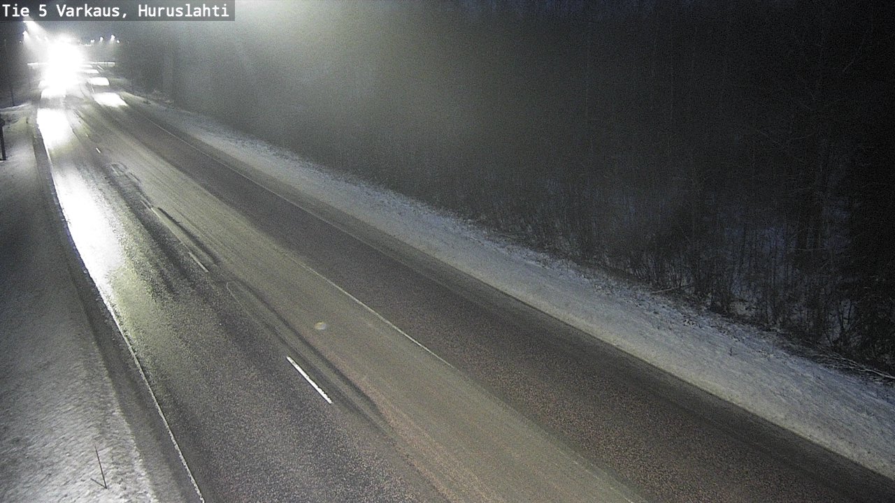 Weather Camera Image Road 5 Varkaus, Huruslahti, Varkaus, Pohjois-Savo