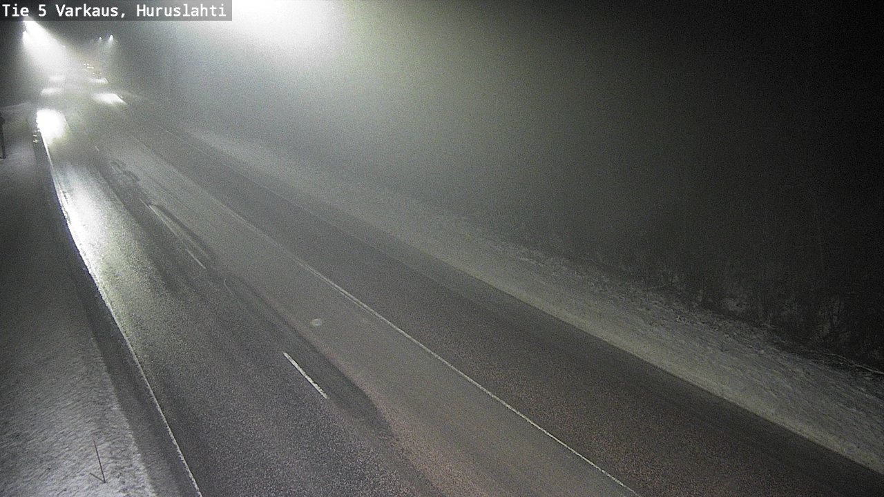 Weather Camera Image Road 5 Varkaus, Huruslahti, Varkaus, Pohjois-Savo