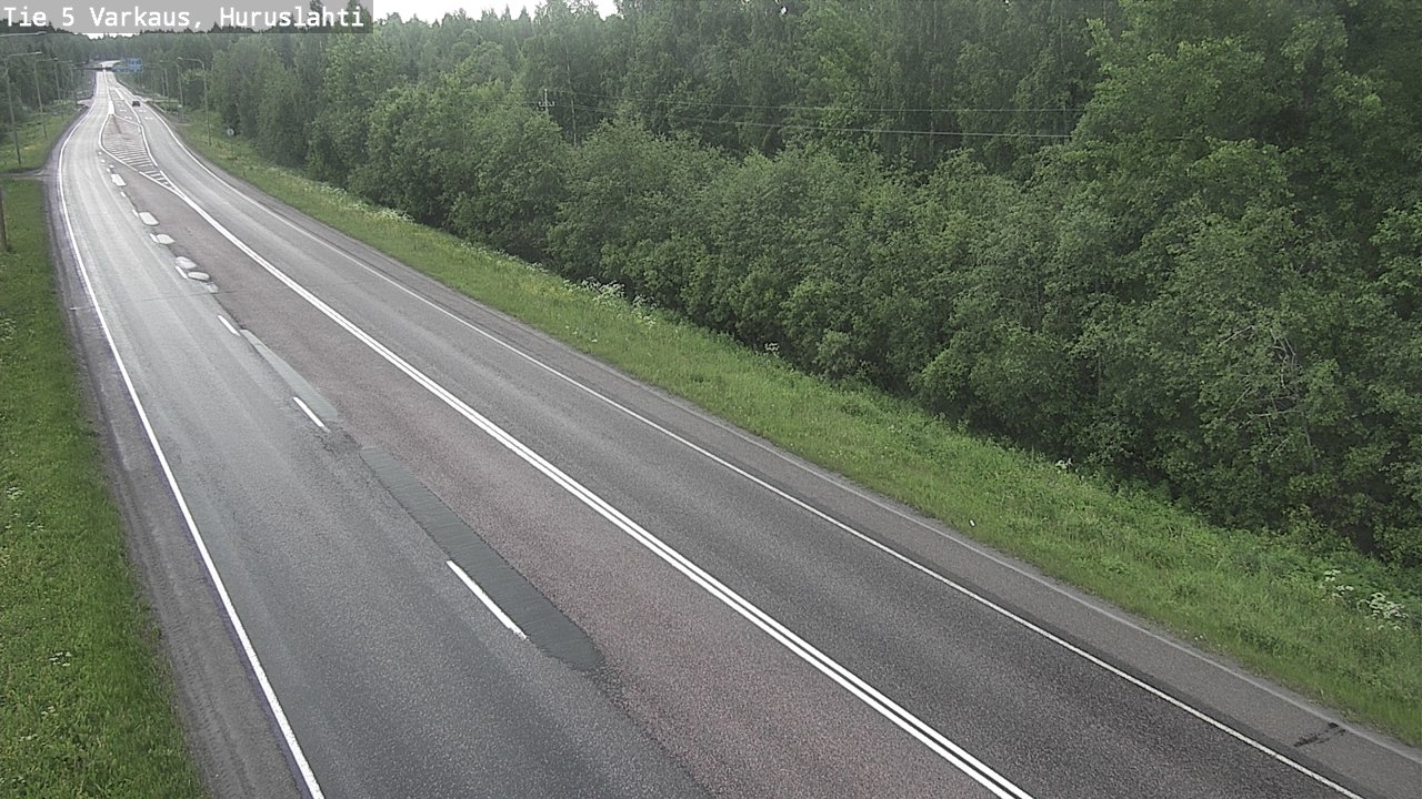 Weather Camera Image Road 5 Varkaus, Huruslahti, Varkaus, Pohjois-Savo