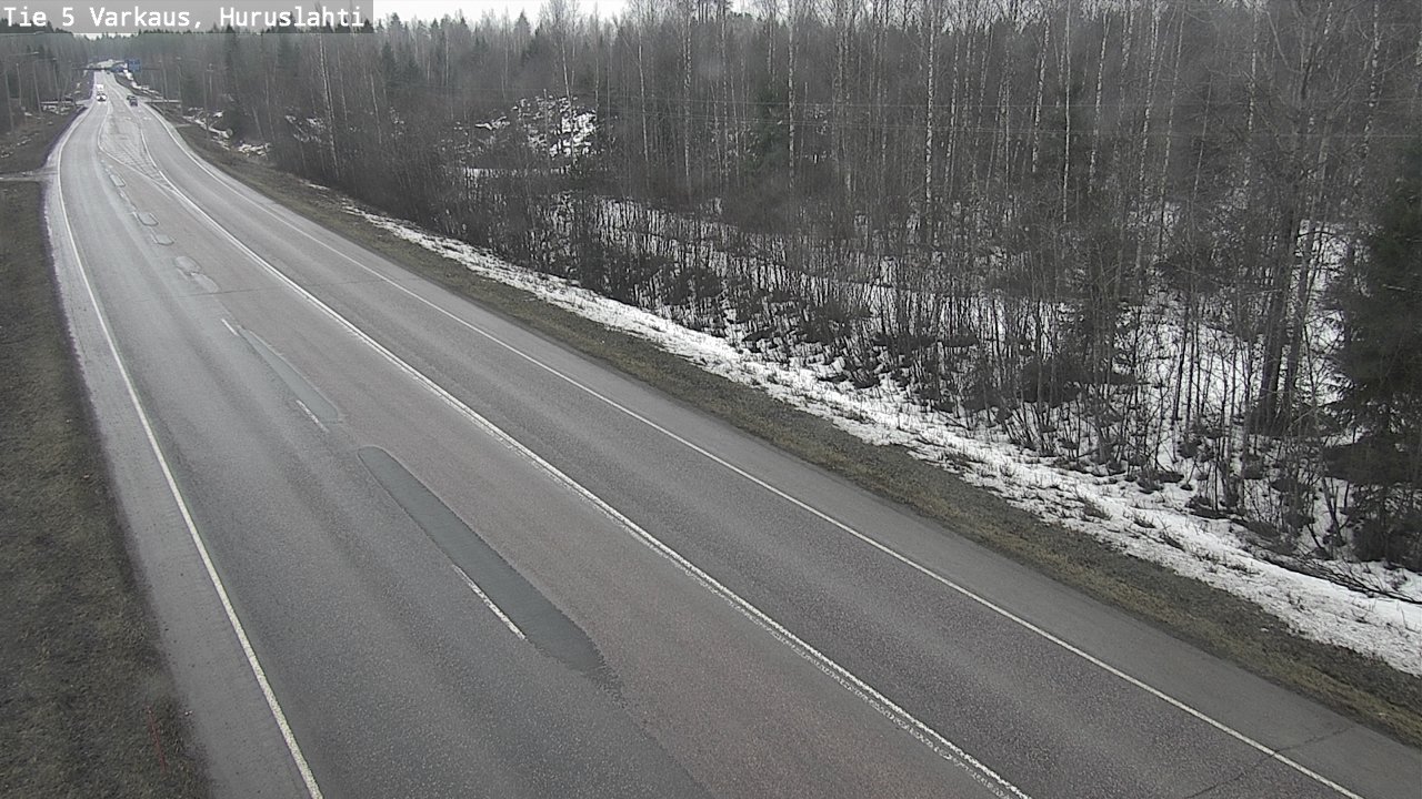 Weather Camera Image Road 5 Varkaus, Huruslahti, Varkaus, Pohjois-Savo