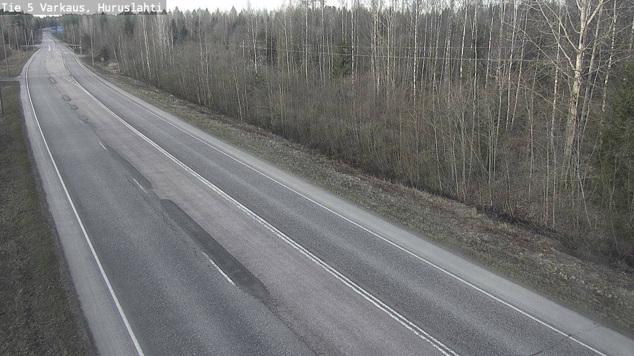 Weather Camera Image Road 5 Varkaus, Huruslahti, Varkaus, Pohjois-Savo