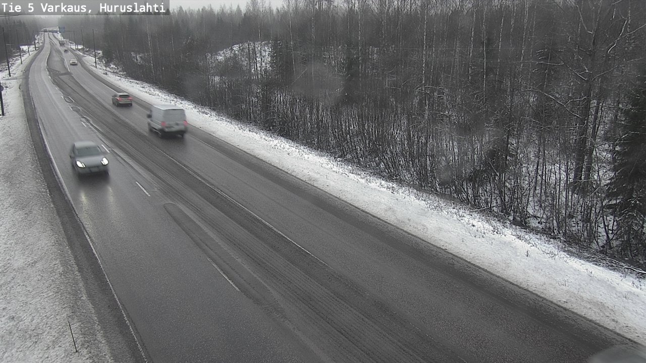 Weather Camera Image Road 5 Varkaus, Huruslahti, Varkaus, Pohjois-Savo