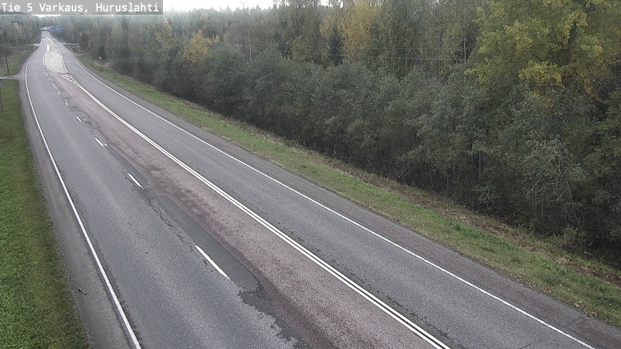 Weather Camera Image Väg 5 Varkaus, Huruslahti, Varkaus, Pohjois-Savo