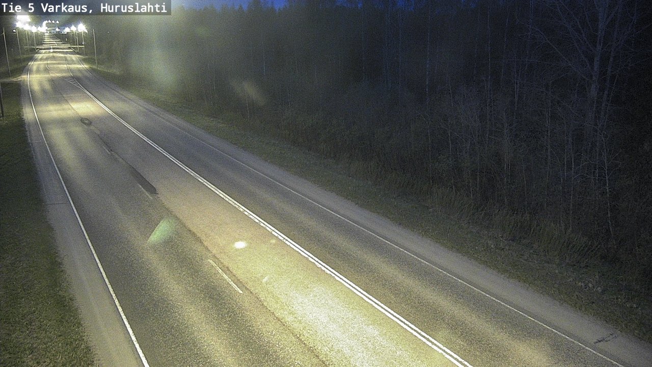 Weather Camera Image Väg 5 Varkaus, Huruslahti, Varkaus, Pohjois-Savo