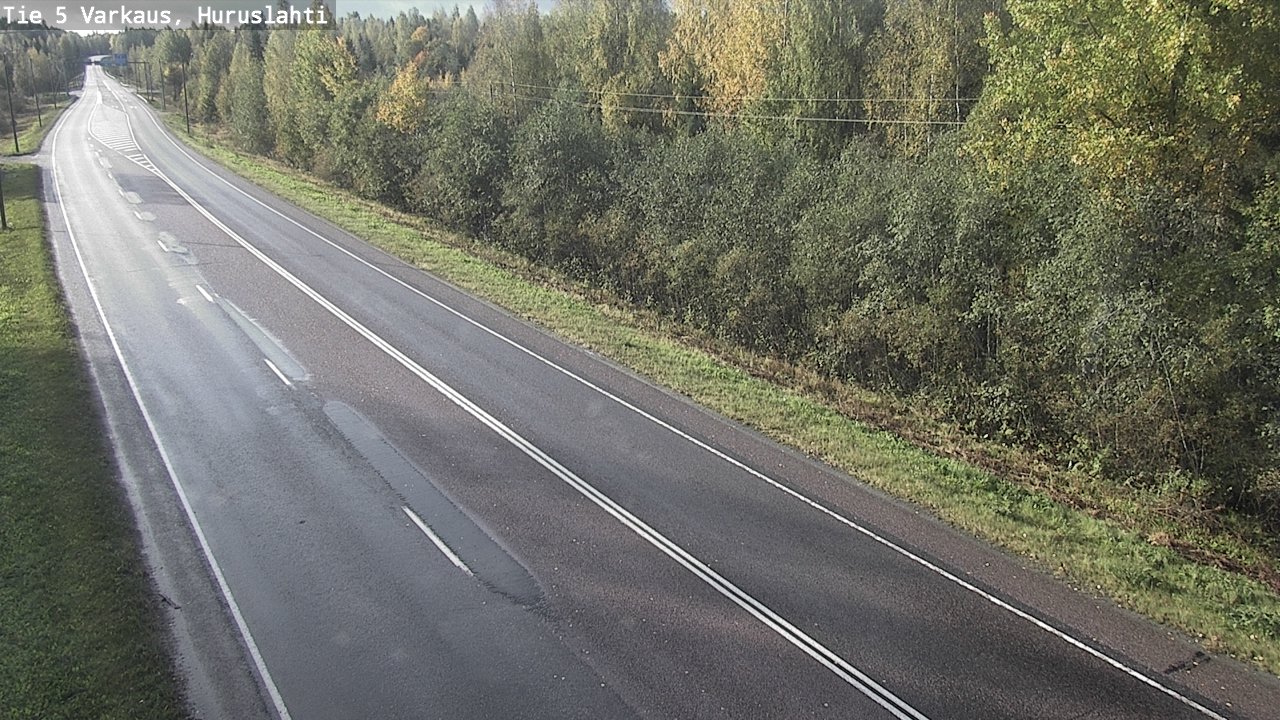 Weather Camera Image Road 5 Varkaus, Huruslahti, Varkaus, Pohjois-Savo
