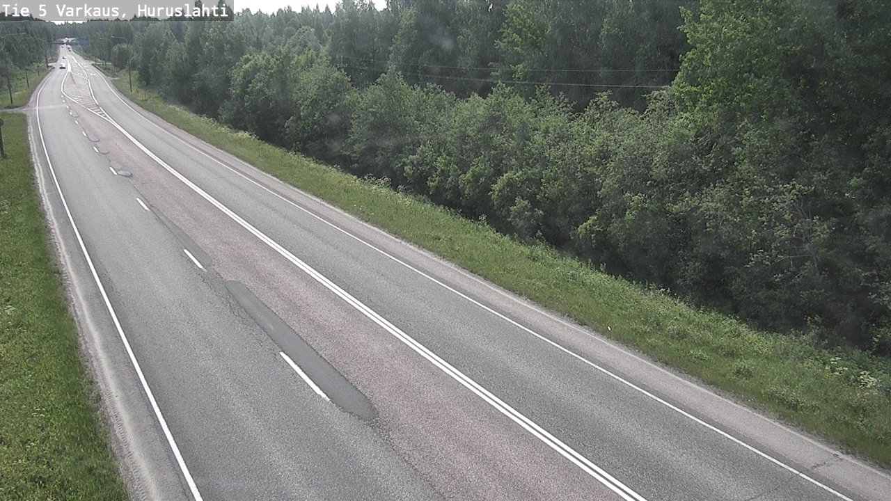 Weather Camera Image Road 5 Varkaus, Huruslahti, Varkaus, Pohjois-Savo