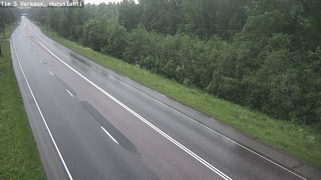 Weather Camera Image Road 5 Varkaus, Huruslahti, Varkaus, Pohjois-Savo