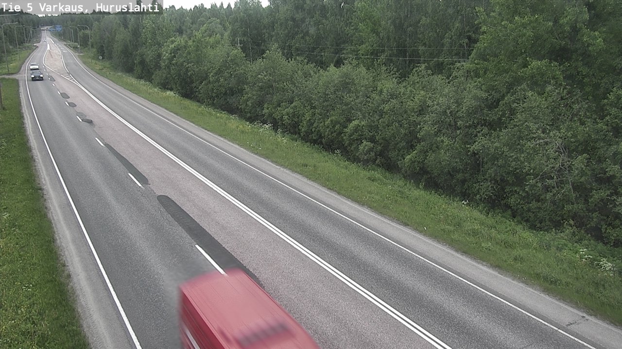 Weather Camera Image Road 5 Varkaus, Huruslahti, Varkaus, Pohjois-Savo