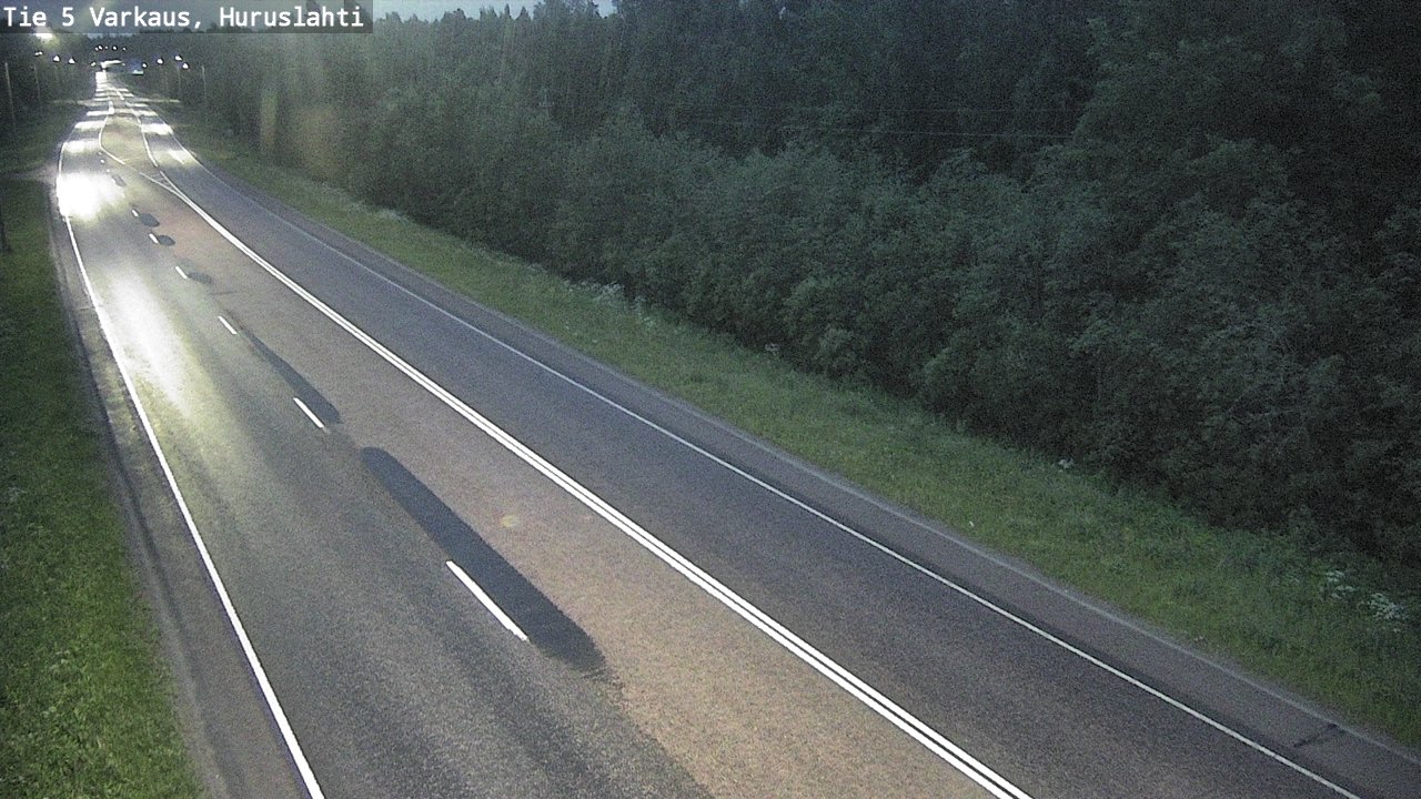 Weather Camera Image Road 5 Varkaus, Huruslahti, Varkaus, Pohjois-Savo