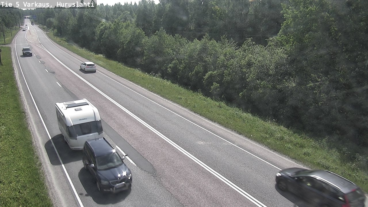 Weather Camera Image Road 5 Varkaus, Huruslahti, Varkaus, Pohjois-Savo