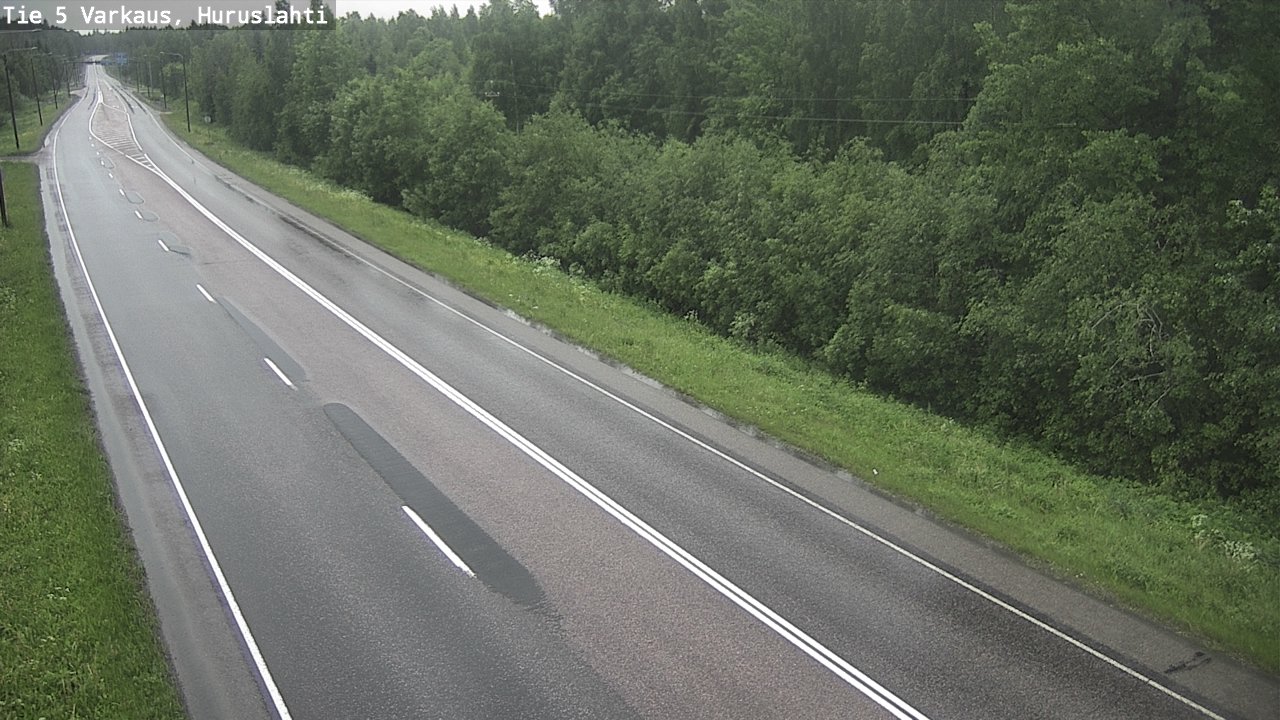 Weather Camera Image Road 5 Varkaus, Huruslahti, Varkaus, Pohjois-Savo