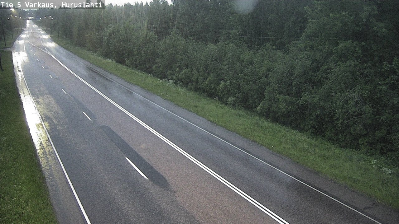 Weather Camera Image Road 5 Varkaus, Huruslahti, Varkaus, Pohjois-Savo