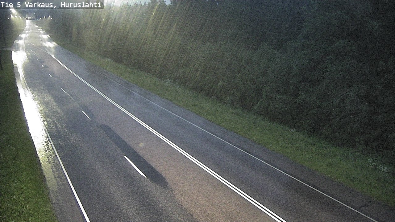 Weather Camera Image Road 5 Varkaus, Huruslahti, Varkaus, Pohjois-Savo