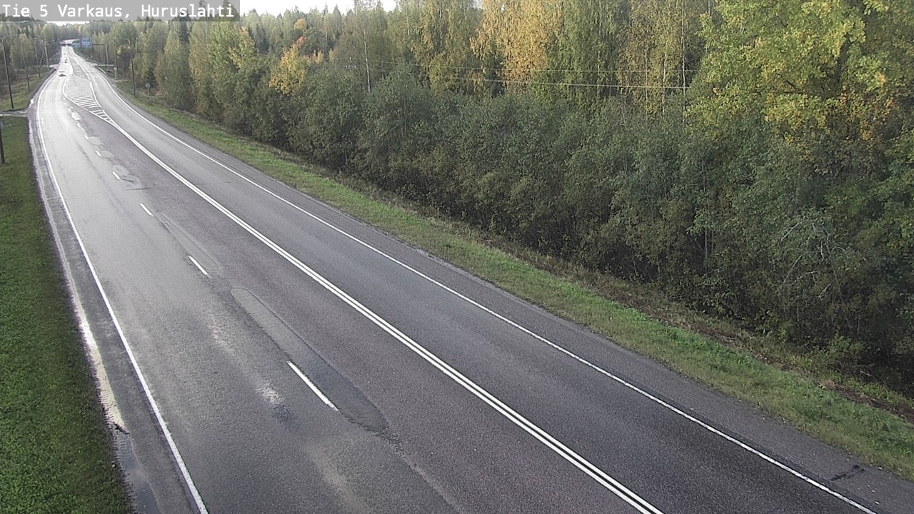Weather Camera Image Road 5 Varkaus, Huruslahti, Varkaus, Pohjois-Savo