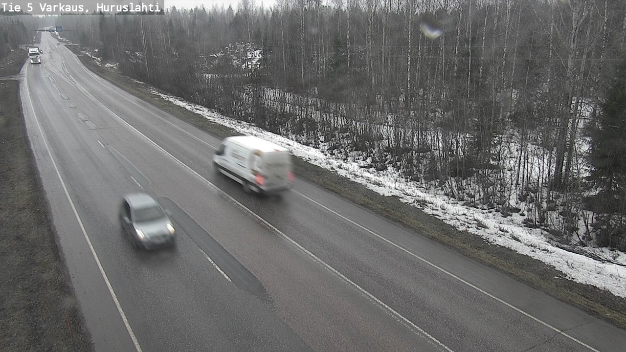 Weather Camera Image Road 5 Varkaus, Huruslahti, Varkaus, Pohjois-Savo