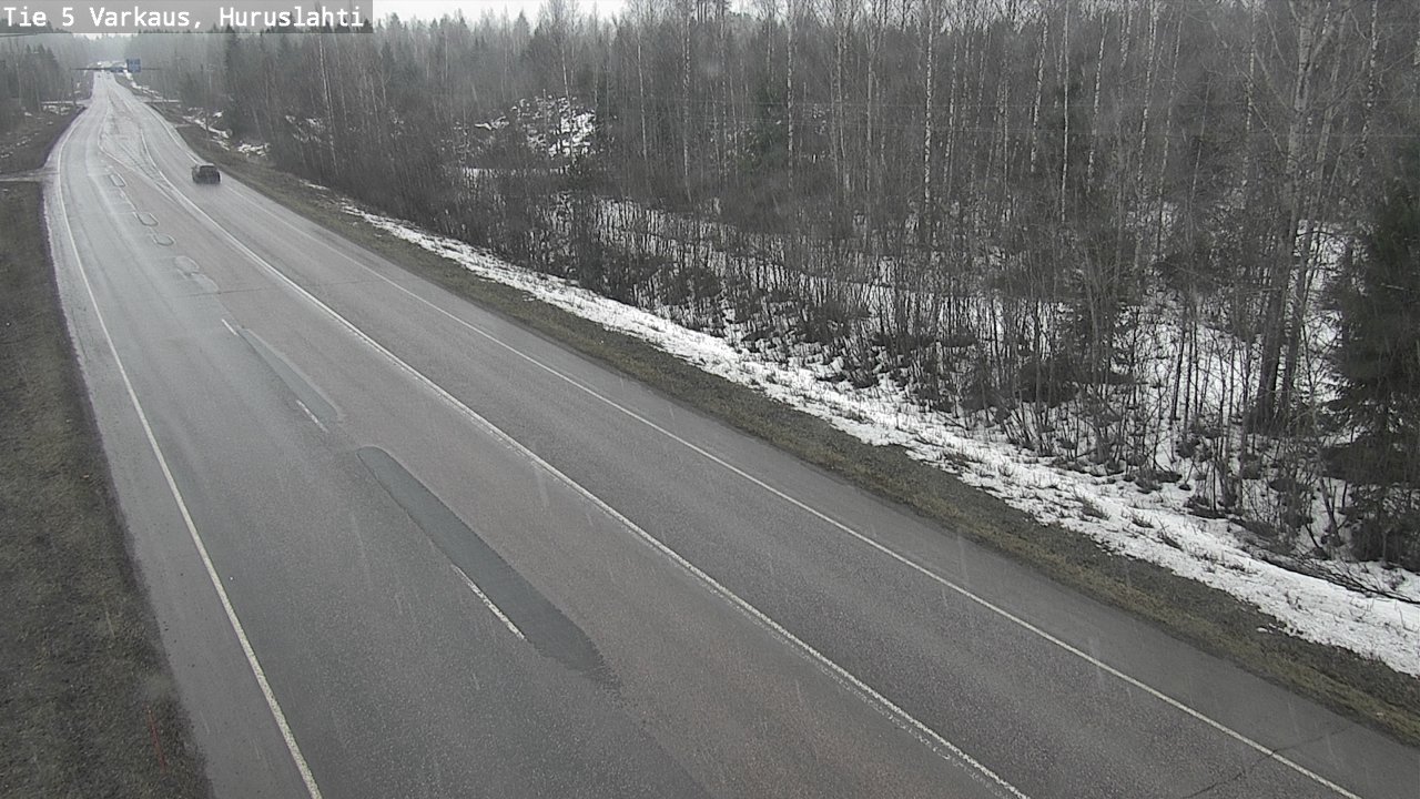 Weather Camera Image Road 5 Varkaus, Huruslahti, Varkaus, Pohjois-Savo